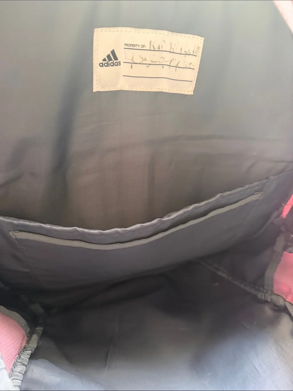 adidas Dusty Rose and Gray Women's Backpack
